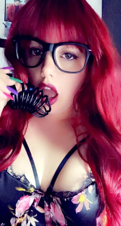 Question: Do you prefer metal or mastic when wearing or having your sub wear a chastity cadge? Why?