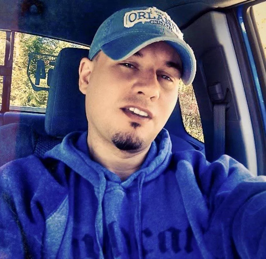 Riding around selfie