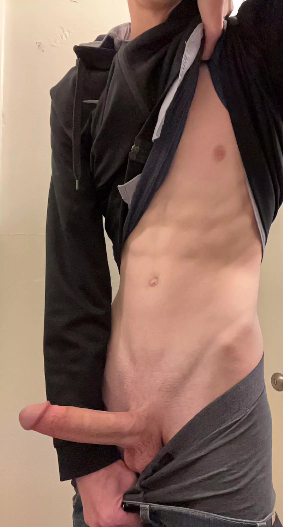 shirt up, pants down!