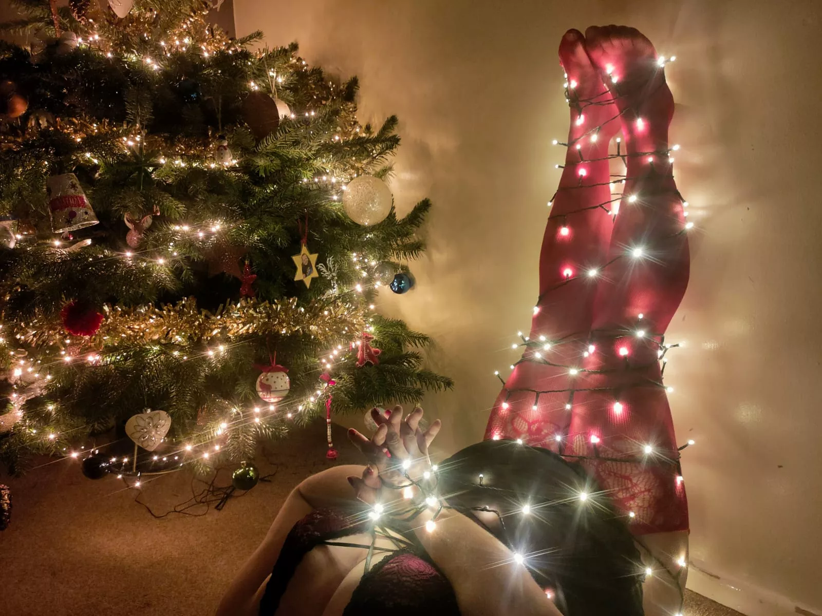 Sorting out the decorations