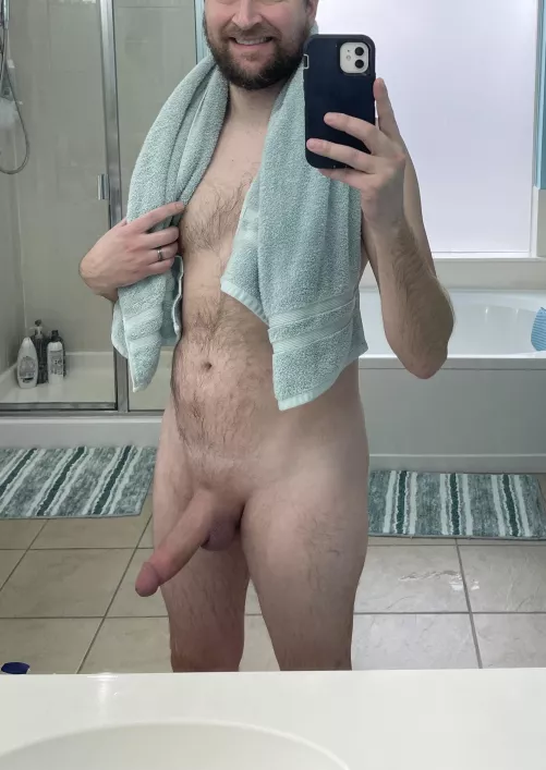 Starting off Monday with a shower