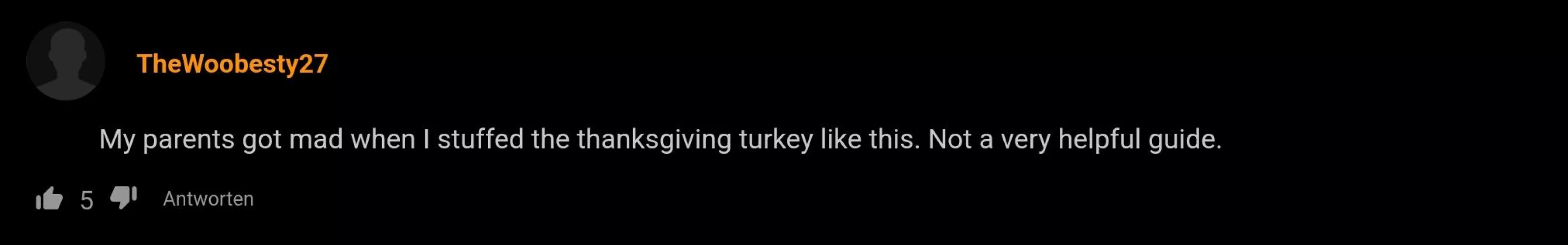 Stuffed the Turkey mom