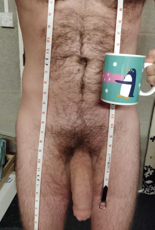 Taking a break from preparing for some DIY, could do with someone to hold the end of the tape. 📏 ☕😀😀