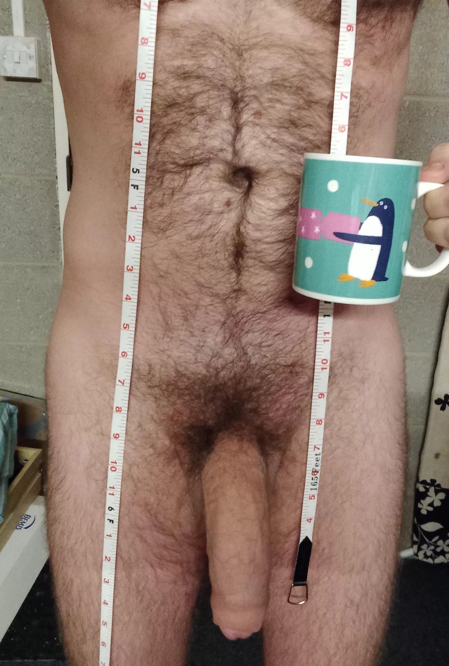 Taking a break from preparing for some DIY, could do with someone to hold the end of the tape. 📏 ☕😀😀