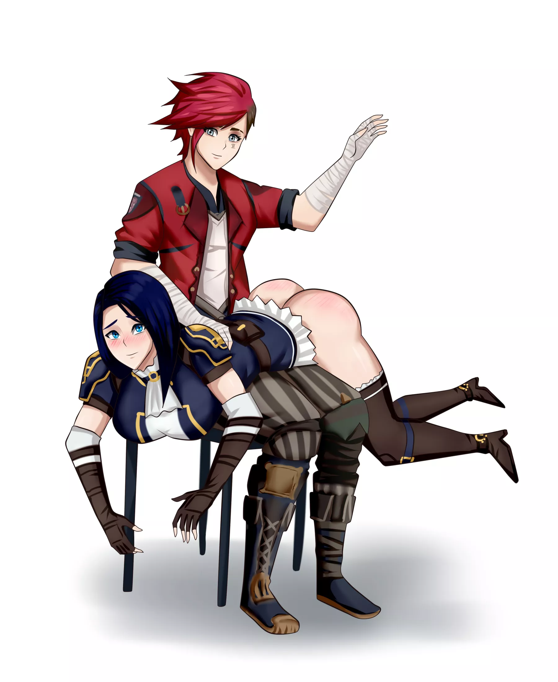 Vi spanking Caitlyn (Regedansal)