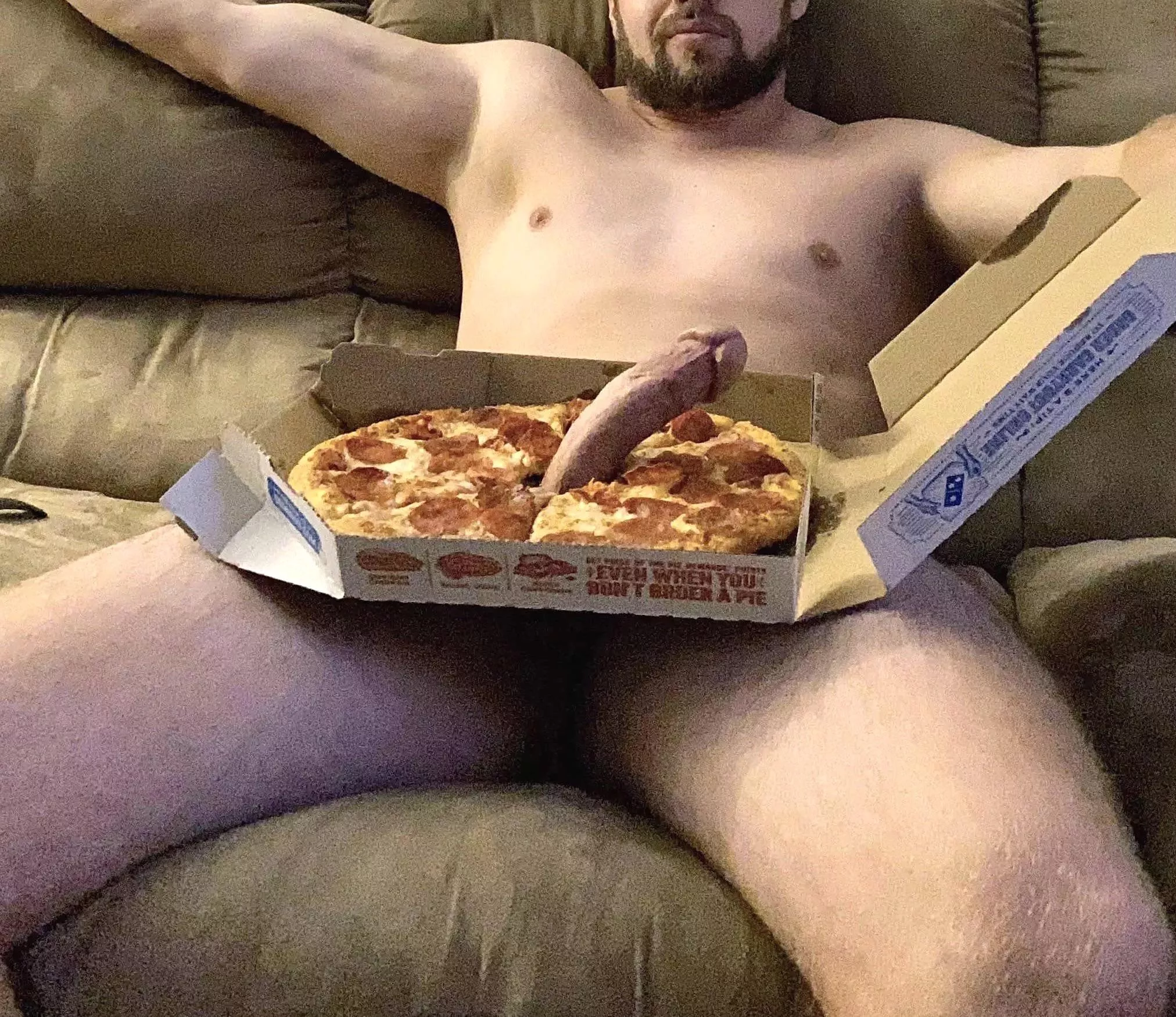 Who ordered the big sausage pizza??