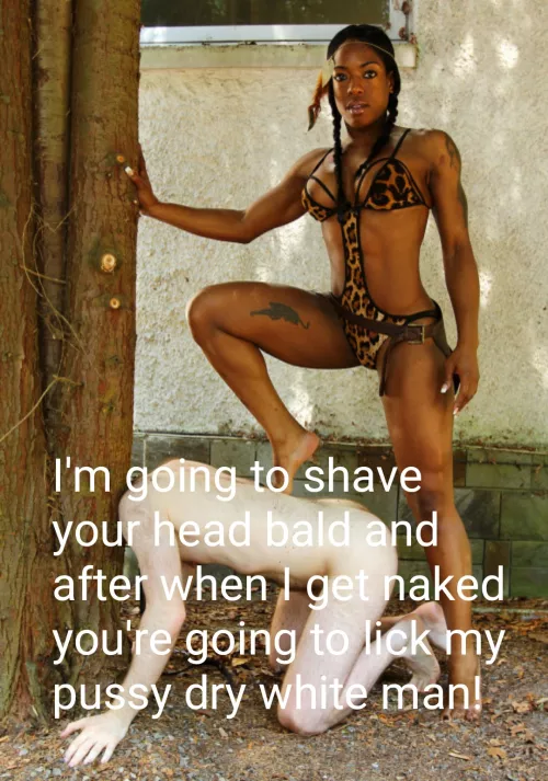 Who wants to be dominated by this African goddess?