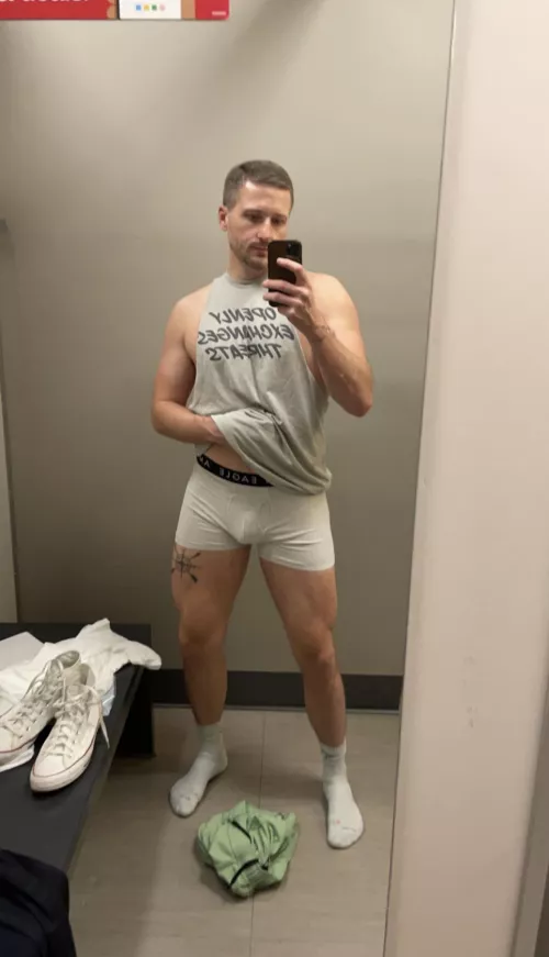 Would you meet me in the dressing room?