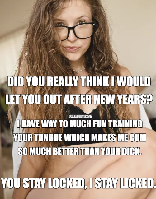 You stay locked, I stay licked 👅