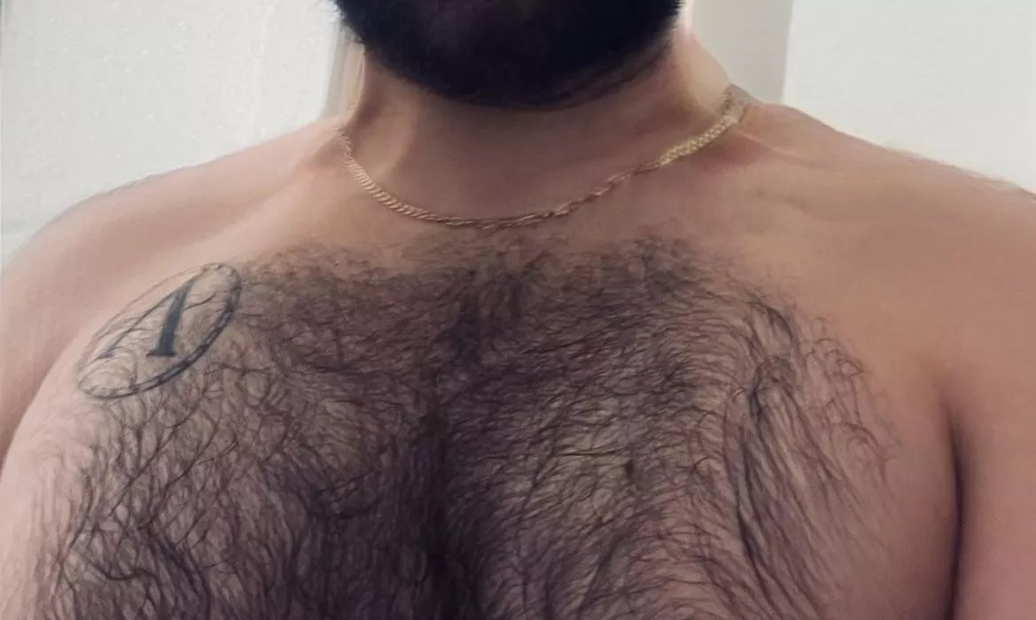 (19) turning 20 next month. The hair on these pecs doesn’t make it obvious