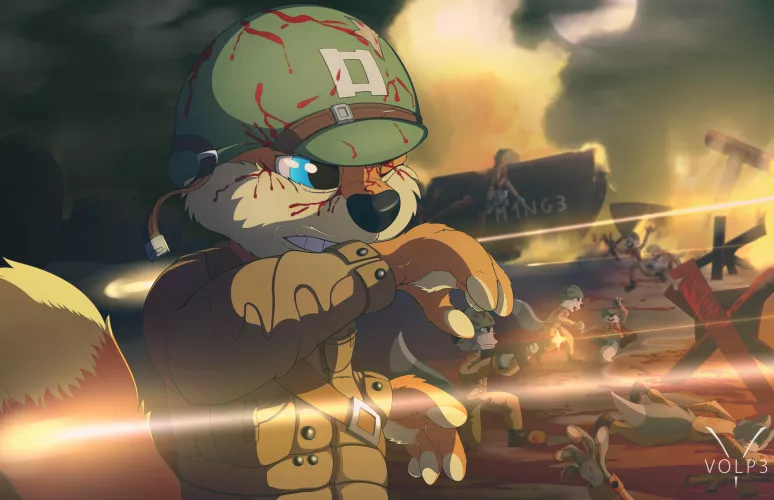 A Very Bad Fur Day (Conker fanart by me | Twitter: @AsherSaiph)