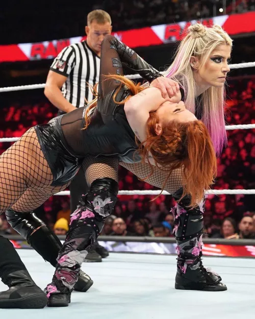 Alexa Bliss and Becky Lynch
