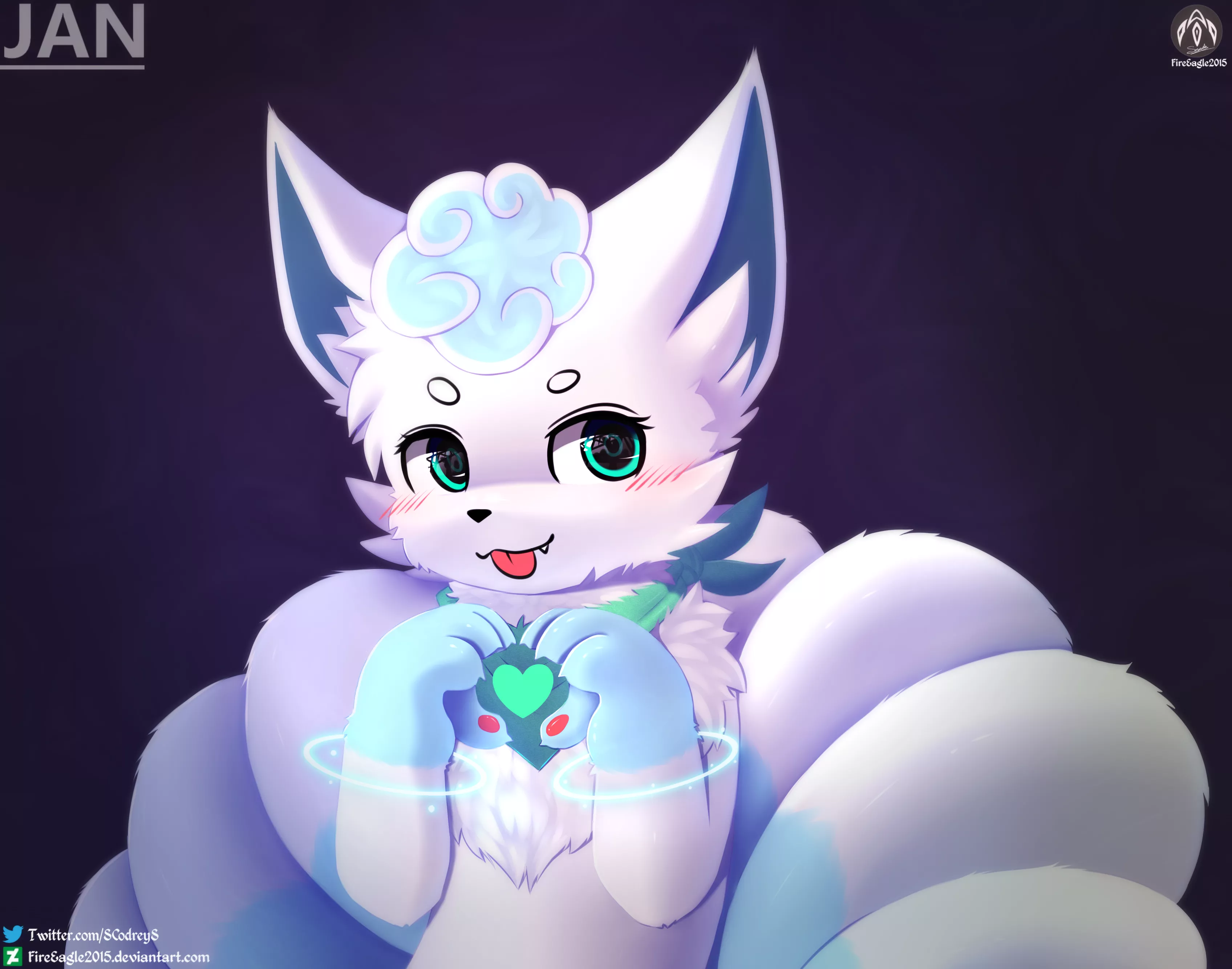 Alolan love [Commission] (Art by me @SCodreyS on Twitter)