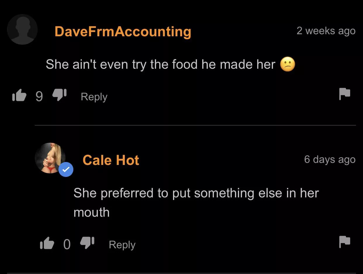 At least try the food