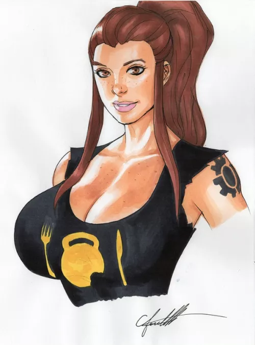 Brigitte's new diet to increase muscle mass is having a very good effect... (chris foulkes)