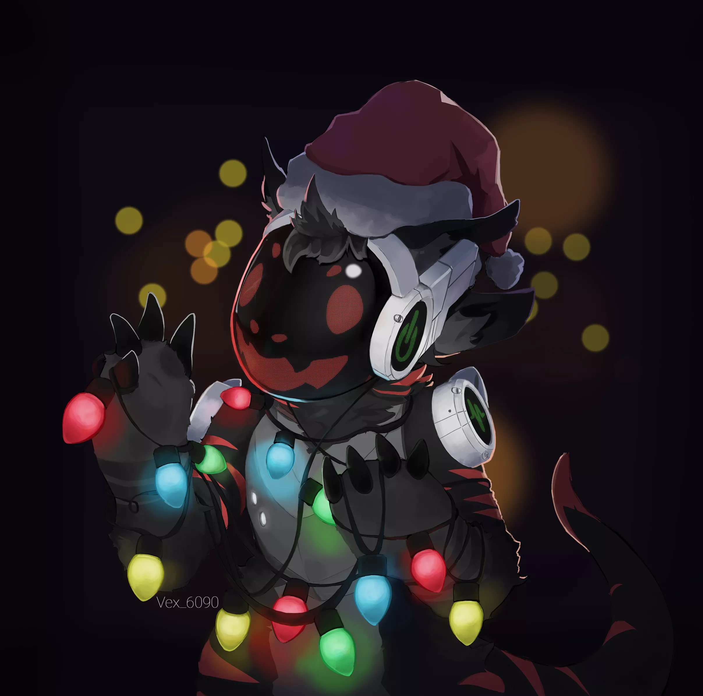 Christmas commission for u/proto-dex [art by me]