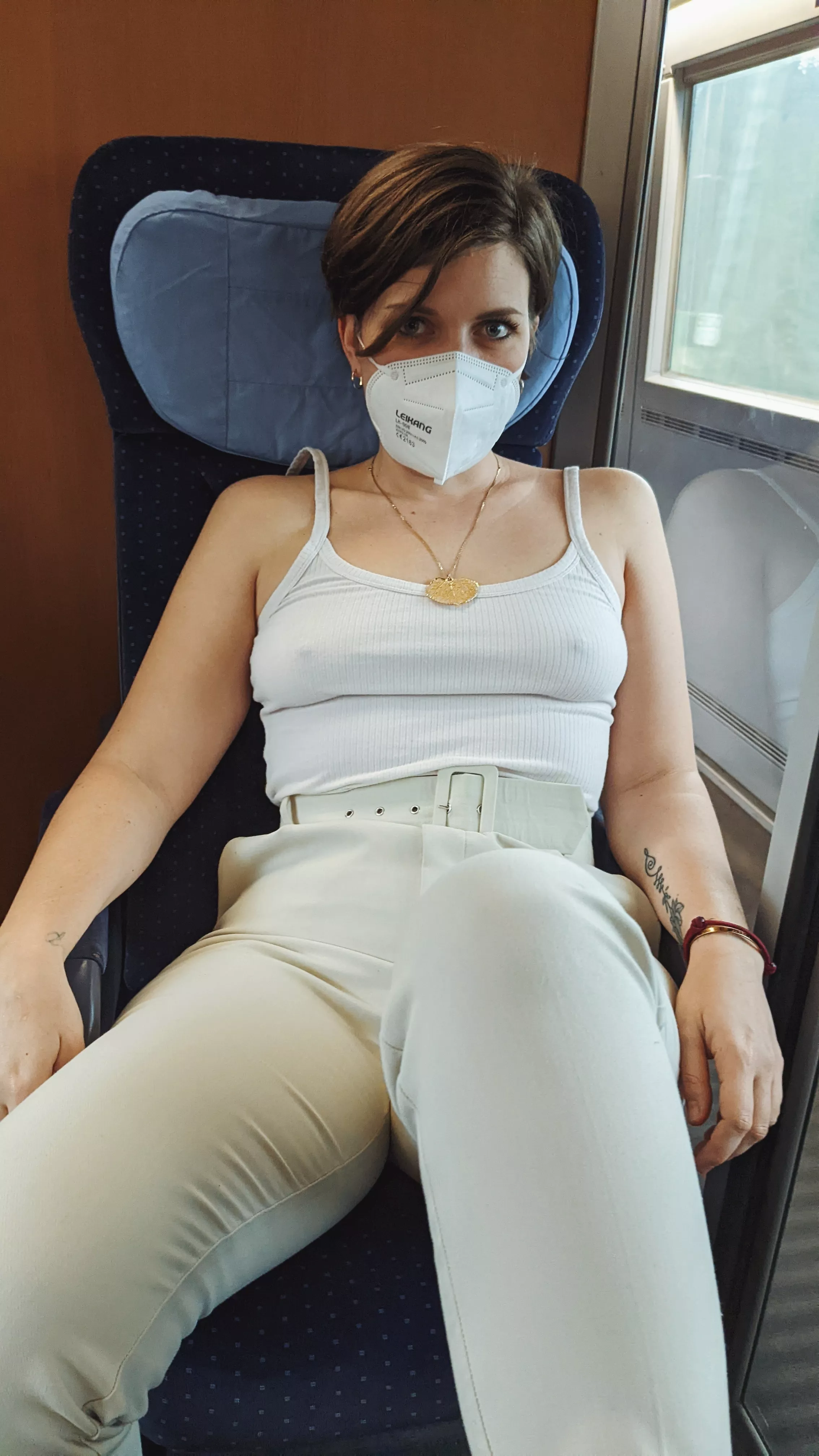 Comfy on the train