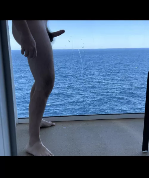 Cruise ship balconies are made for this
