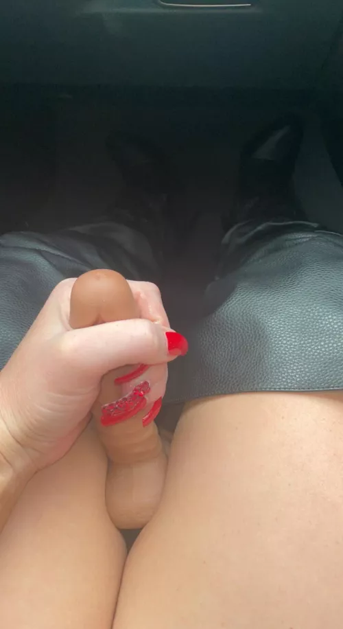 Do you like the red nails wrapped around you ?