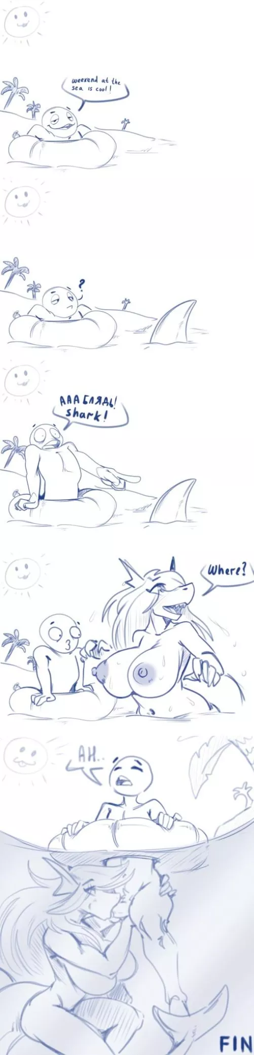 Eaten by a Shark [MF] (karakylia)