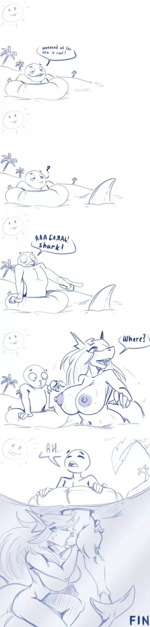 Eaten by a Shark [MF] (karakylia)
