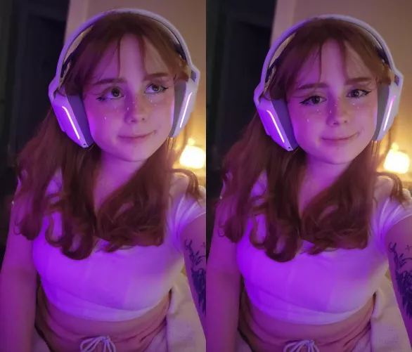 Embracing the gamer vibes tonight (f)