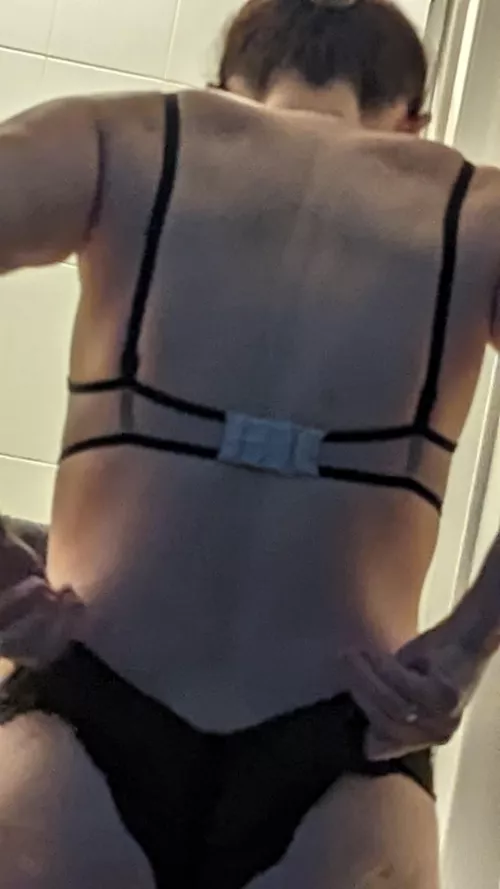 Favorite part of my wife's morning routine is watching her put on her panties.