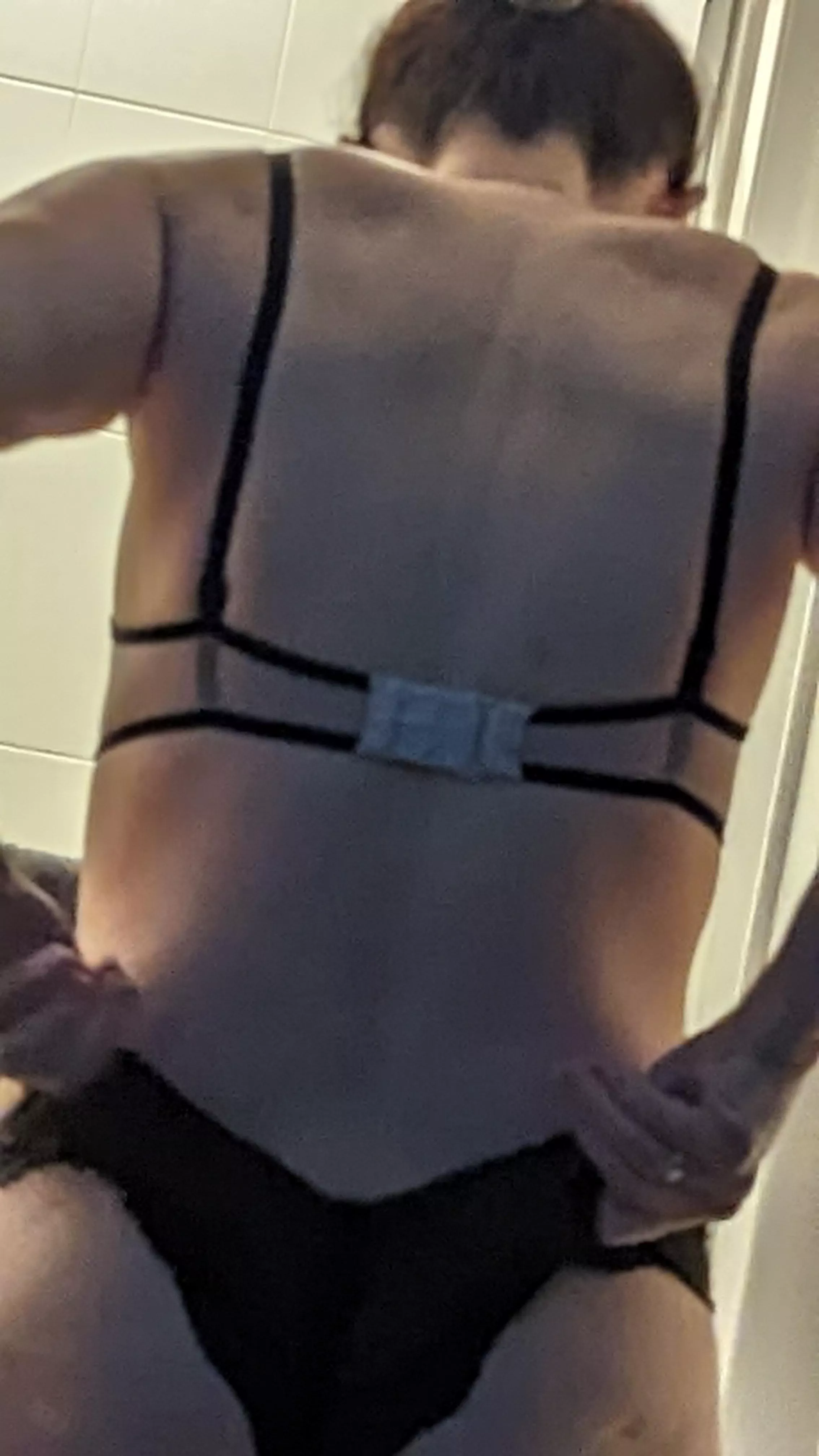 Favorite part of my wife's morning routine is watching her put on her panties.