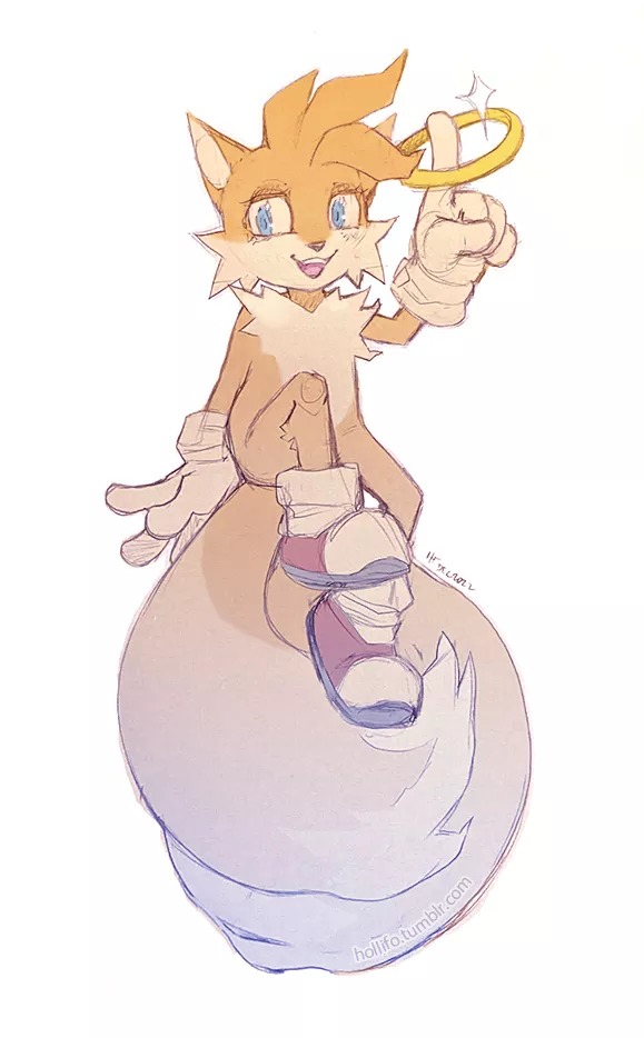 Fleet | Tails | pencil sketch & Photoshop (oc)