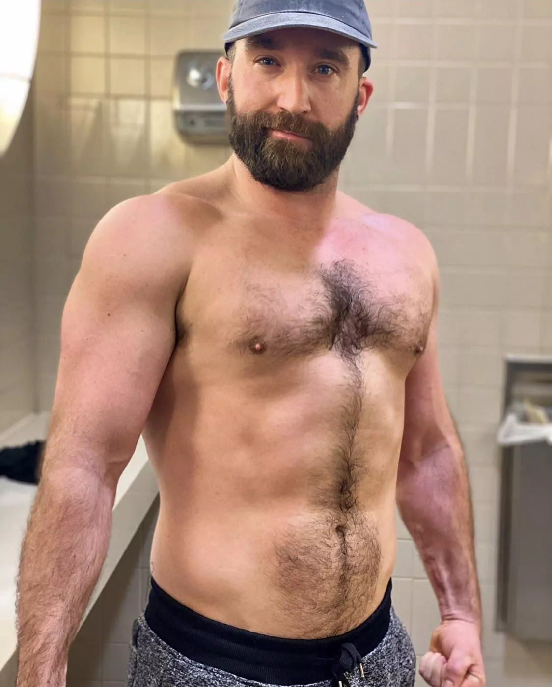 Hairy, sweaty, beardy