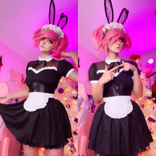 How may I serve you?? bunny maid by Emery fennec
