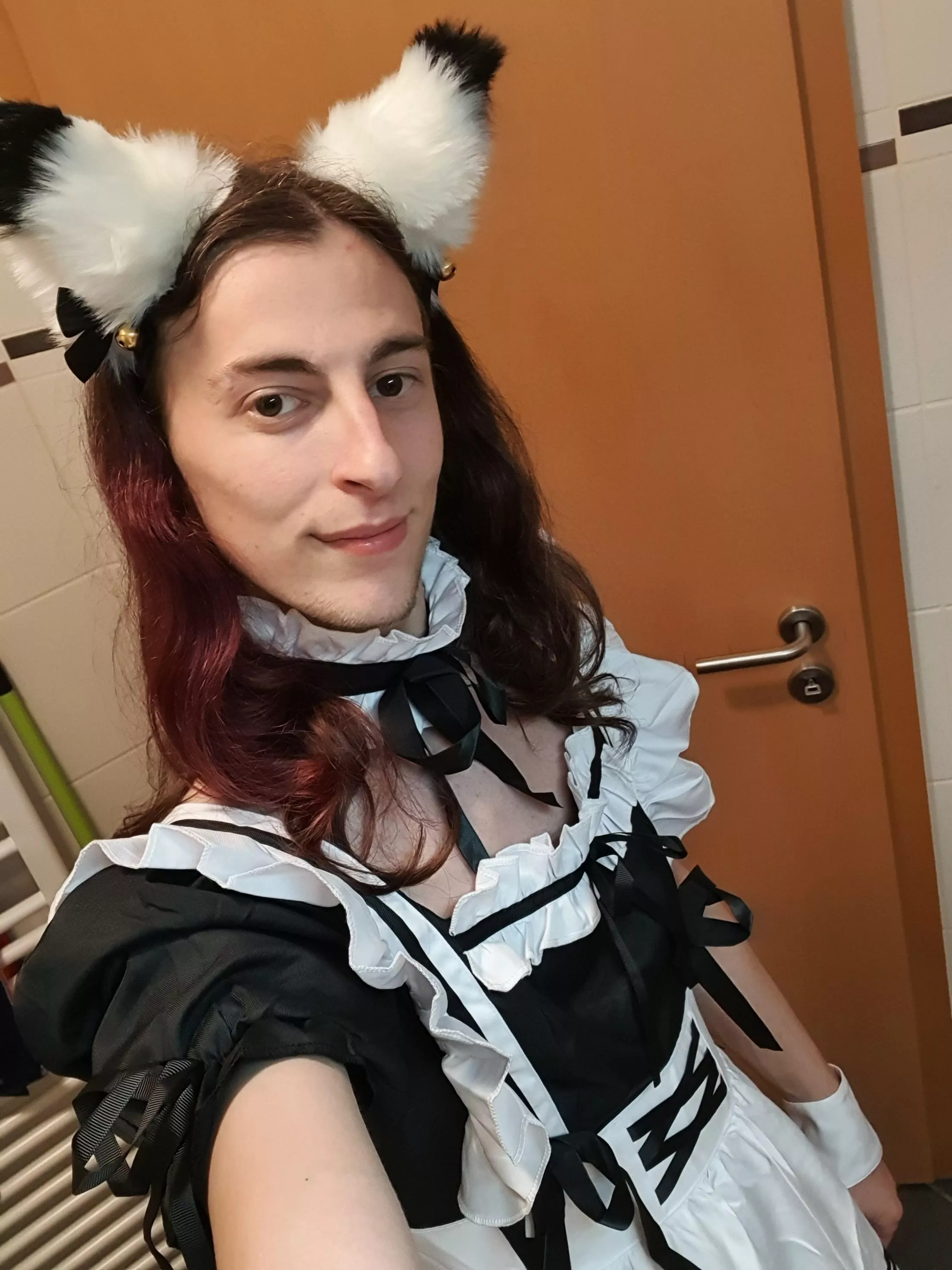 I am shy as hell and this months old... (am a bit more cute now?) please be gentle with your Maid >~<