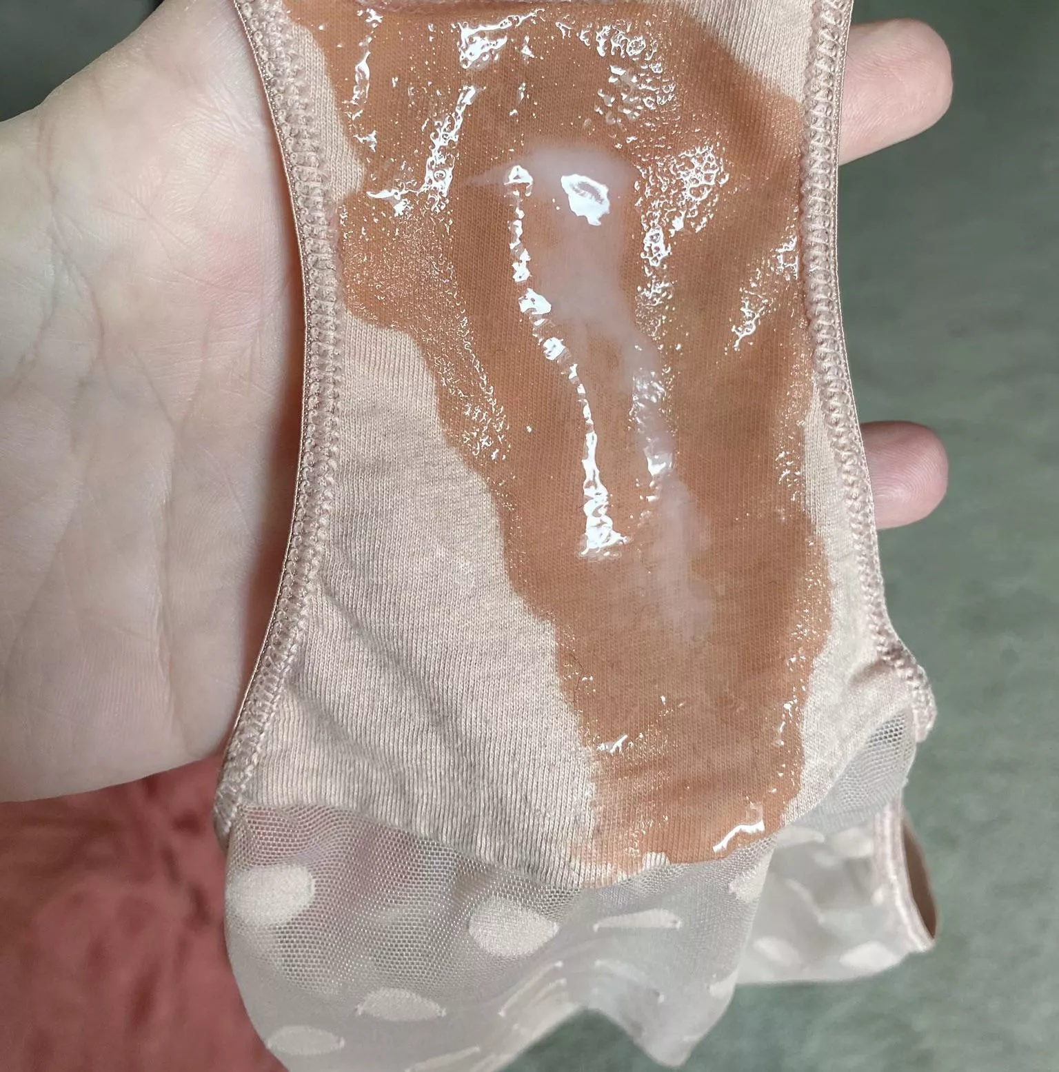 I got really wet this morning.