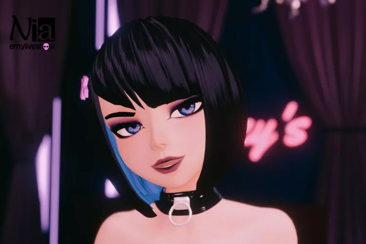 I hope you've been good boys for Emy and Uma otherwise I'd have to punish you 😈💙 https://chaturbate.com/emyliveshow