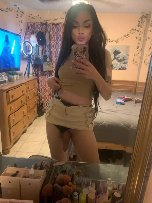 I love being a tgirl. I love my cock