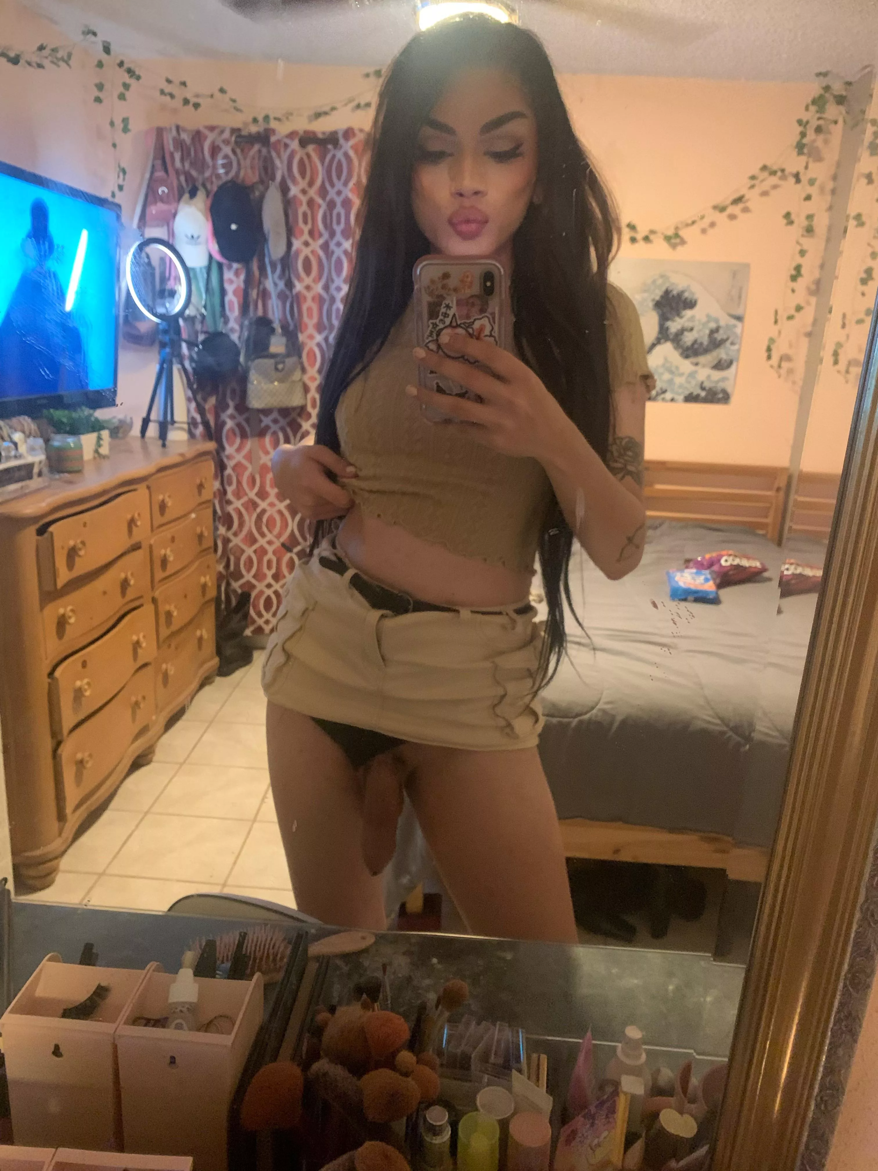 I love being a tgirl. I love my cock