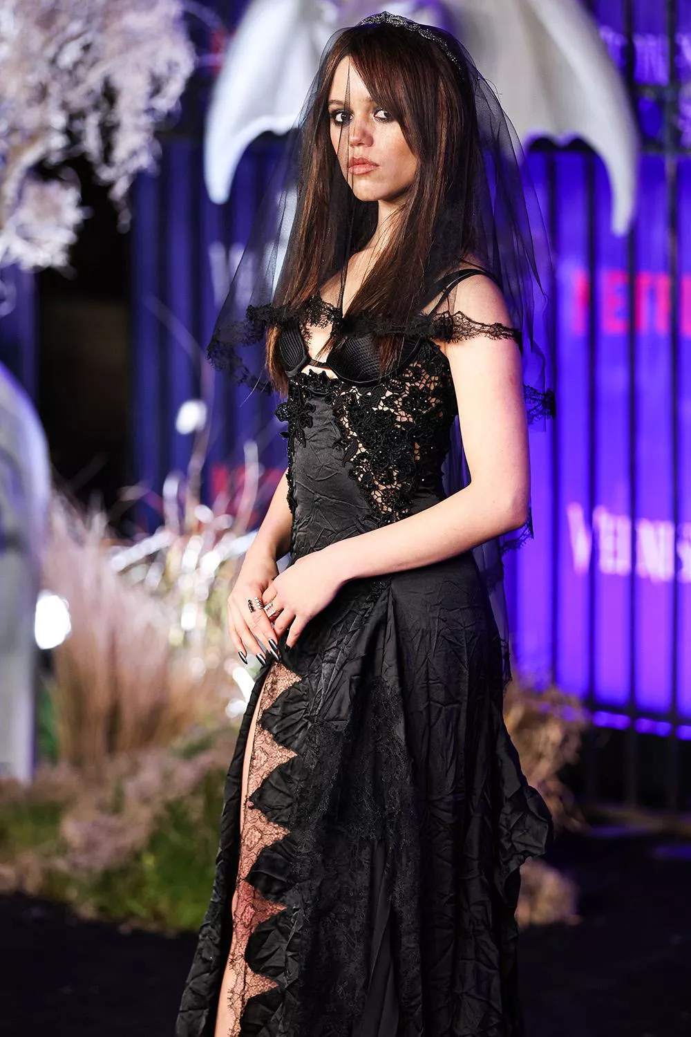 I need to cum non stop to goth Jenna Ortega