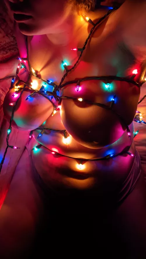 I'm like a Christmas tree, I light up the whole room