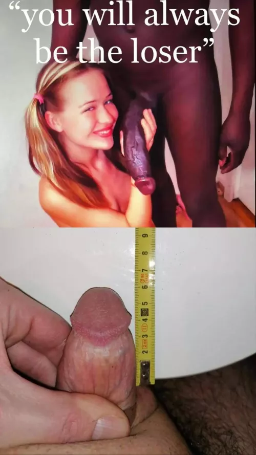 instagram user definetly lost with his tiny cock🤏😂😍