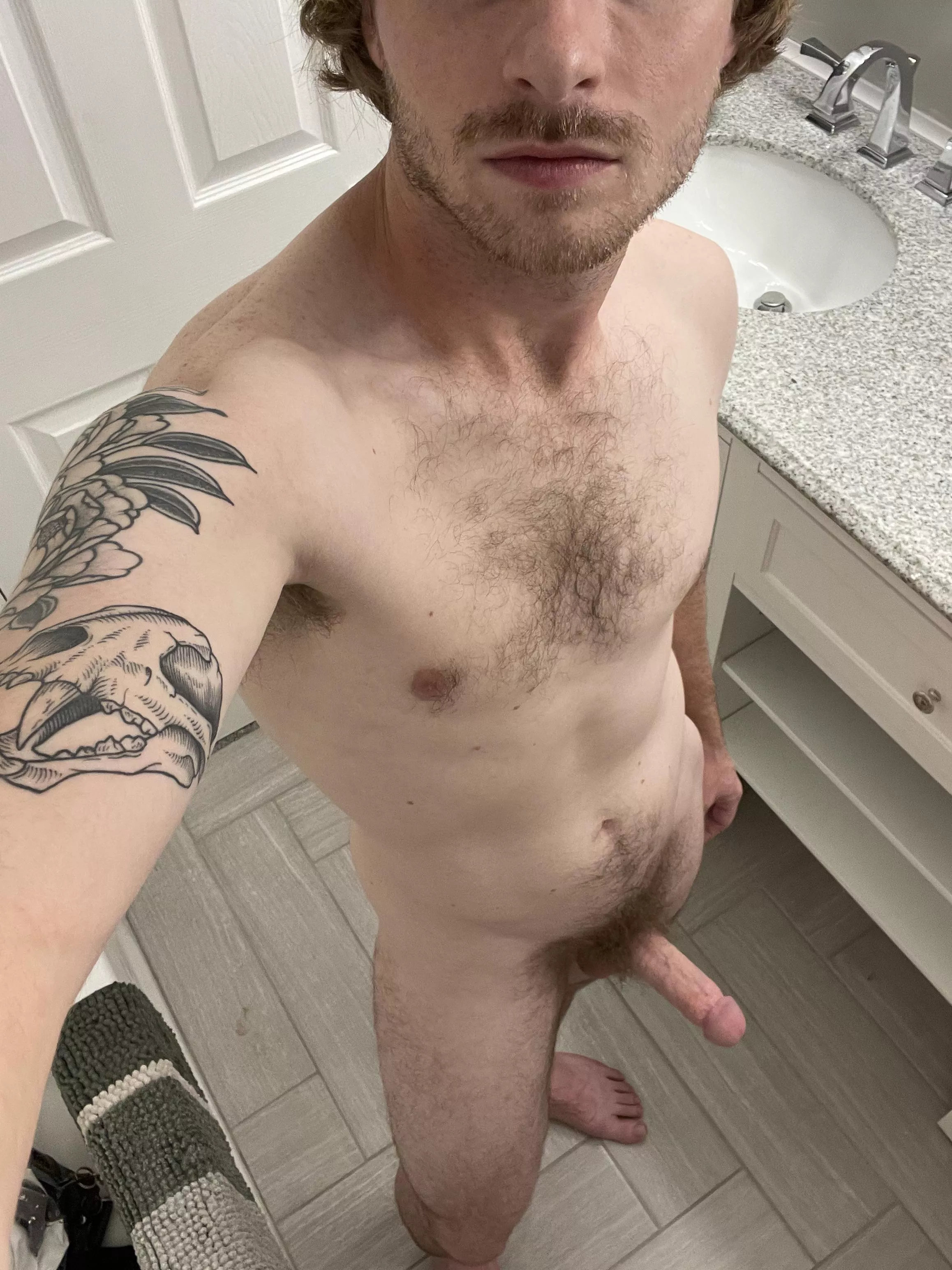 It’s tradition to take a nude in any new bathroom