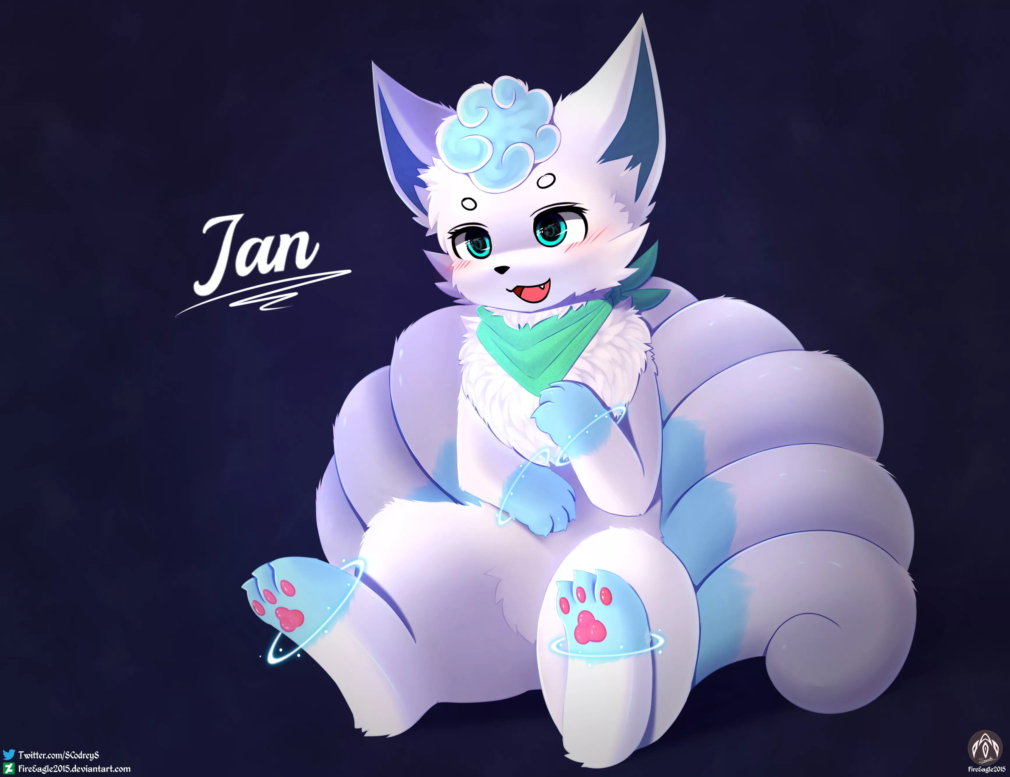Jan the Vulpix [Commission] (Art by me @SCodreyS on Twitter)