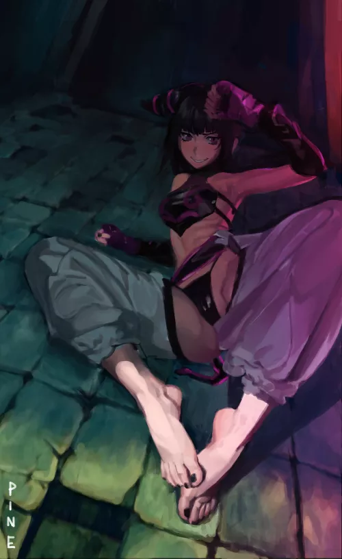 Juri Feet (Pine) [Street Fighter]