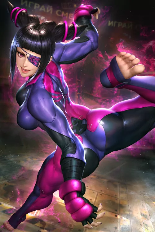 Juri Han Giving It All She's Got (Neoartcore) [Street Fighter]