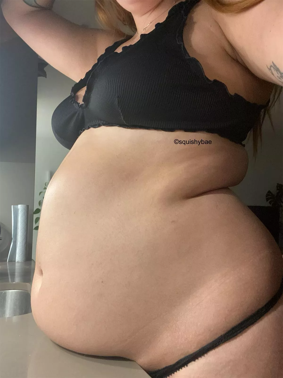 Just resting this stuffed gut 😌