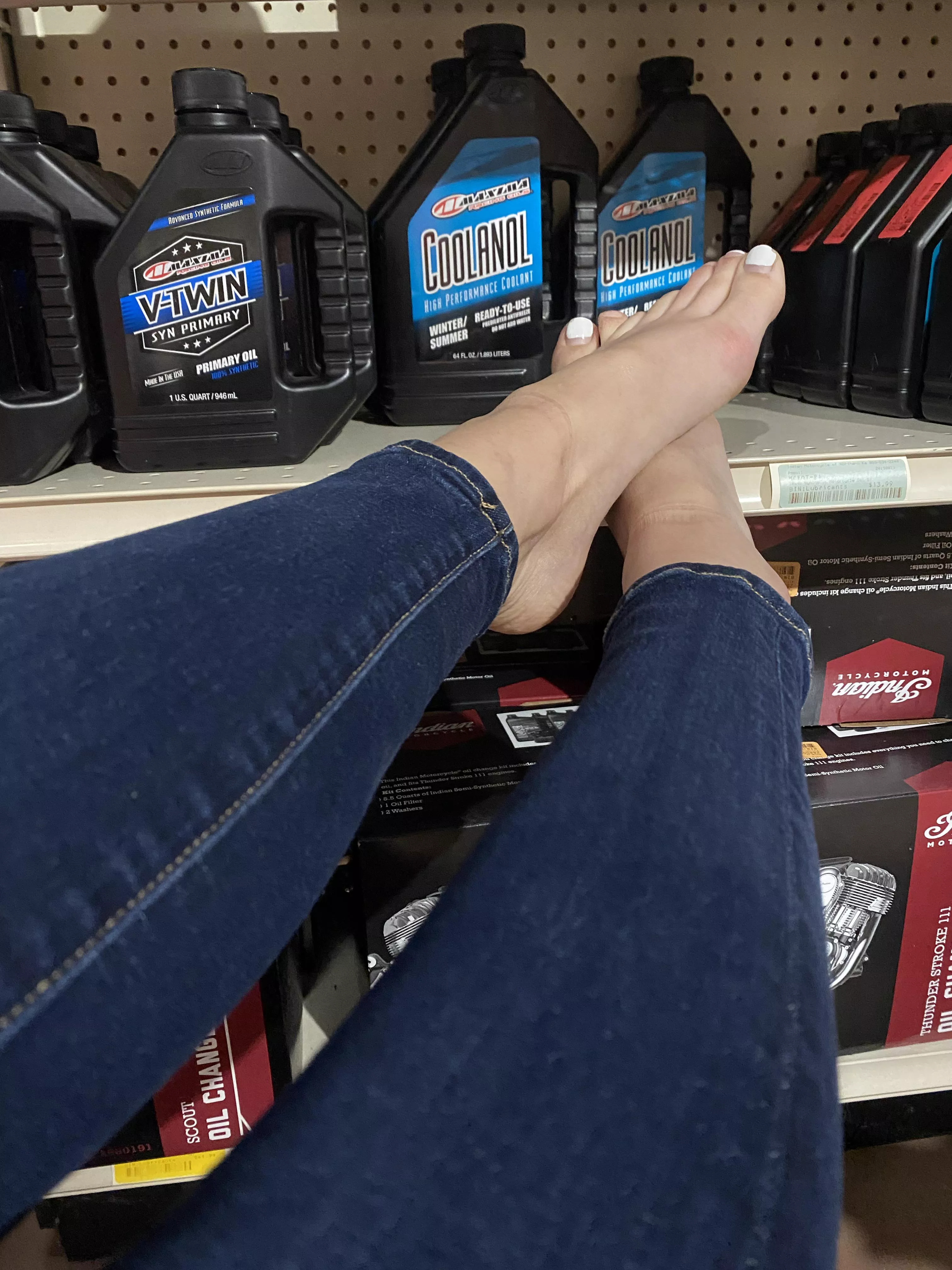 Luckily nobody caught me relaxing on the job