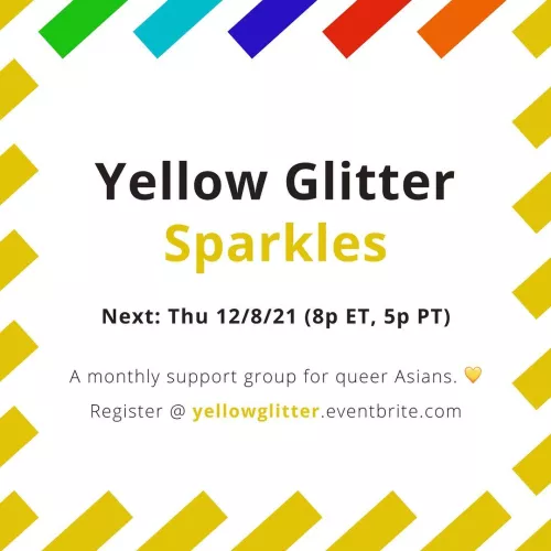 Monthly Support Group for Queer Asians in the NYC Area; next meeting 12/8