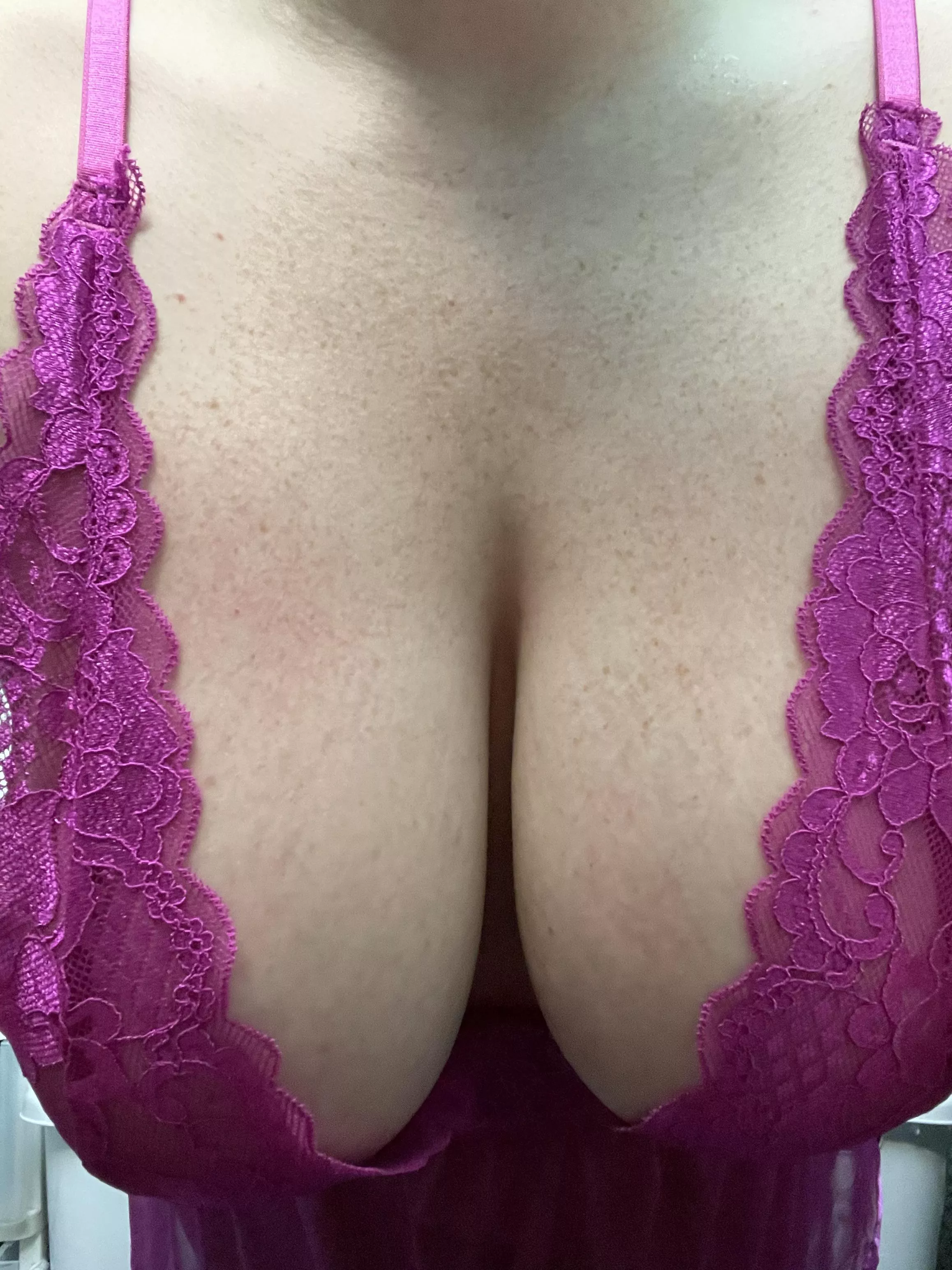 My lingerie can barely hold them in