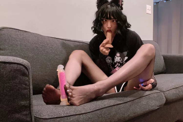 One isn't enough for this slut anymore...