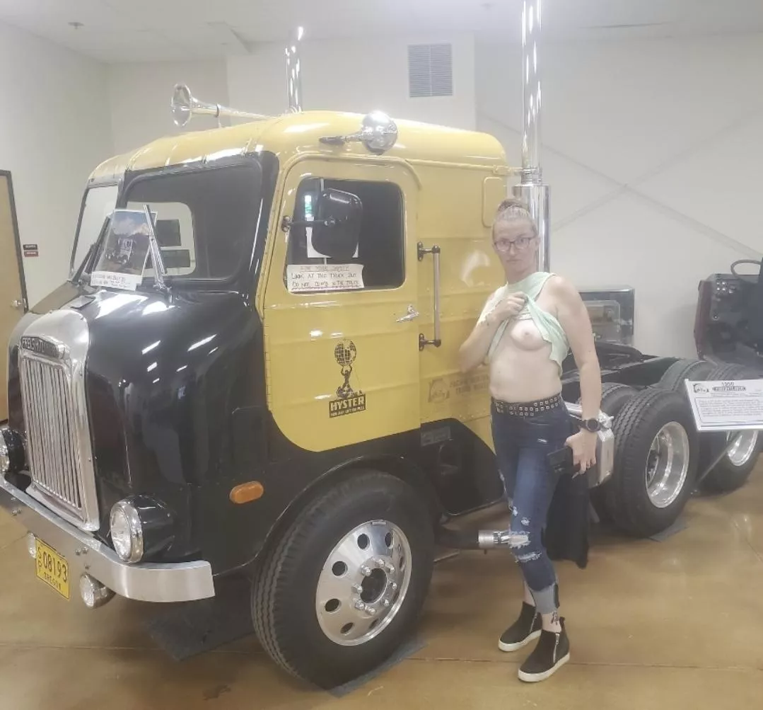 one slipped out at the truck museum