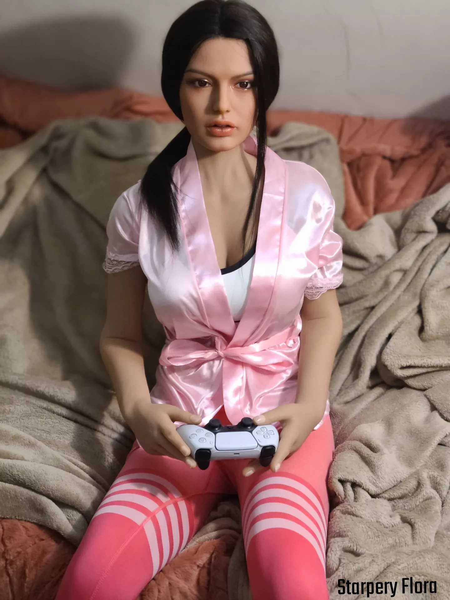 Pink is definitely her color